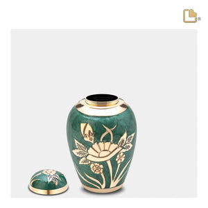 Keepsake Emerald Rose Cremation Urn