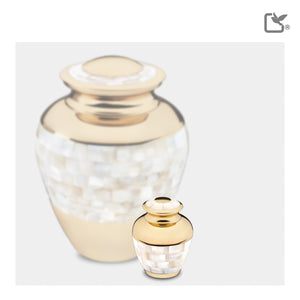 Keepsake Mother of Pearl Cremation Urn - COMFORT™ by LoveUrns®