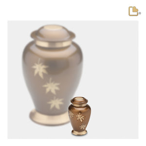 Keepsake Falling Leaves Cremation Urn