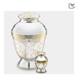 Keepsake Ornate Floral Cremation Urn - COMFORT™ by LoveUrns®