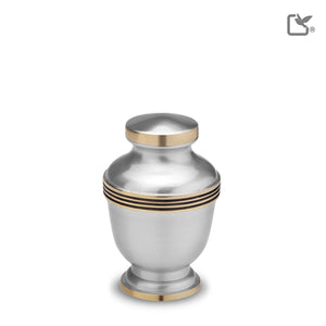 Keepsake Elegant Pewter Cremation Urn - COMFORT™ by LoveUrns®