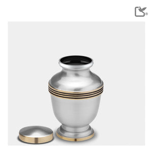 Keepsake Elegant Pewter Cremation Urn - COMFORT™ by LoveUrns®