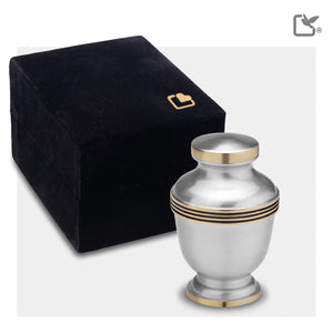 Keepsake Elegant Pewter Cremation Urn - COMFORT™ by LoveUrns®