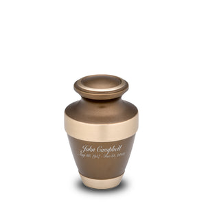 Espanaª Keepsake Urn Bronze & Brushed Gold