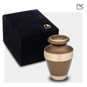 Espanaª Keepsake Urn Bronze & Brushed Gold