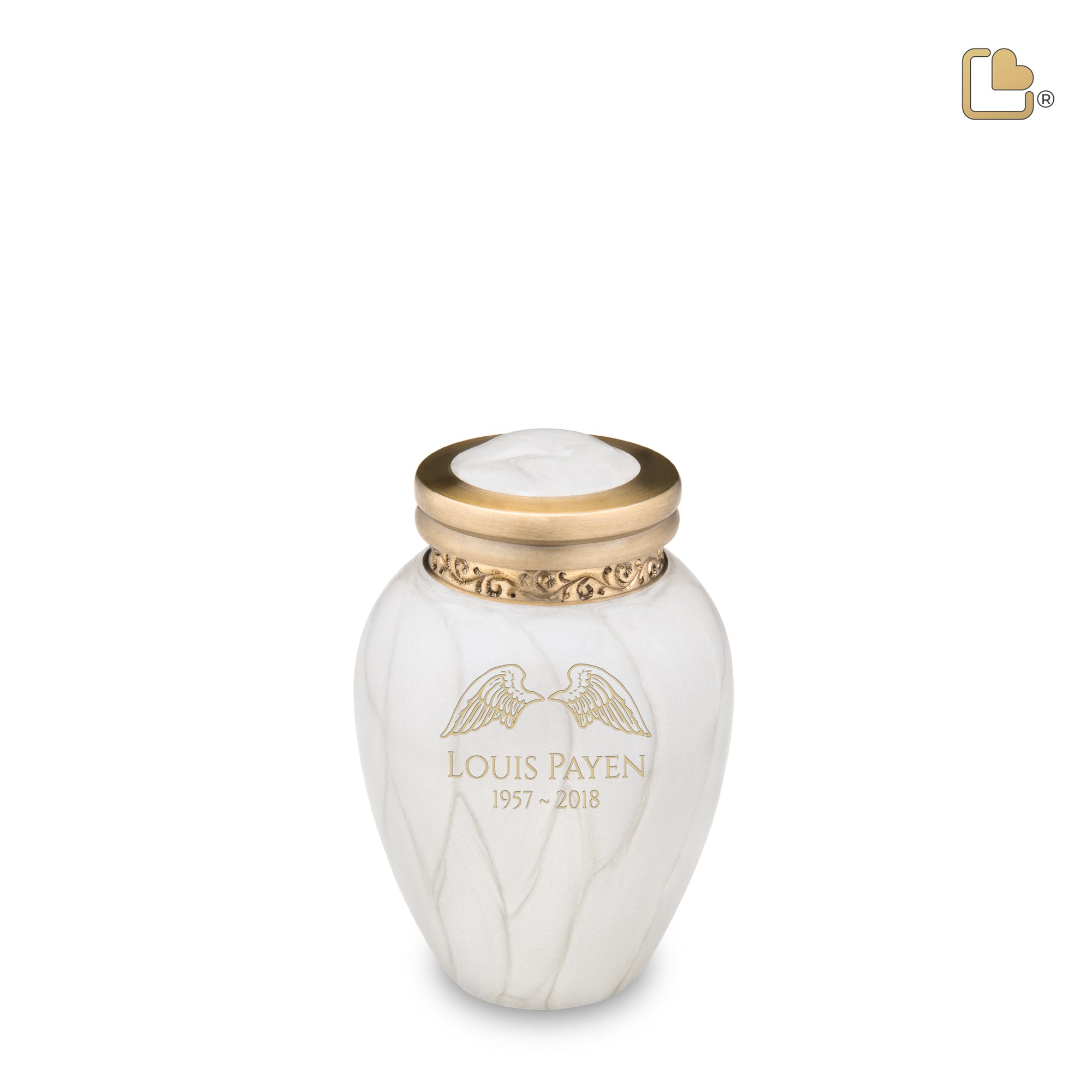 Keepsake Blessing Pearl Cremation Urn