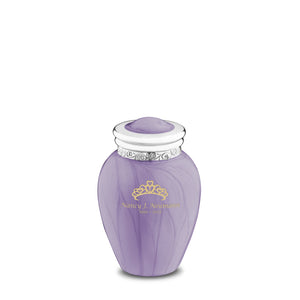 Keepsake Blessing Pearl Lavender Cremation Urn