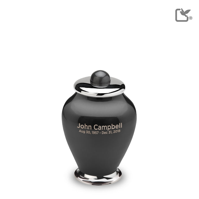 Keepsake Tall Simplicity Midnight Cremation Urn - COMFORT™ by LoveUrns®