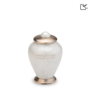 Keepsake Tall Simplicity Pearl Cremation Urn