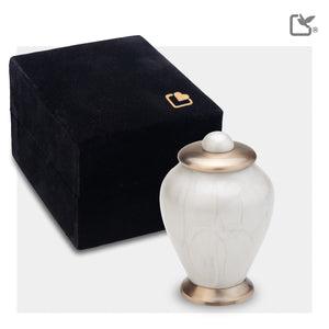 Keepsake Tall Simplicity Pearl Cremation Urn