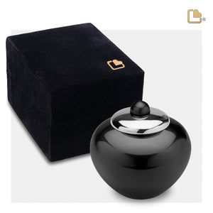 Keepsake Round Simplicity Midnight Cremation Urn