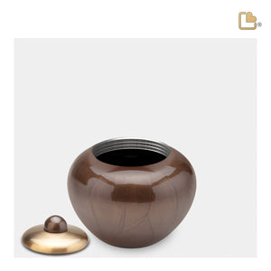 Keepsake Round Simplicity Bronze Cremation Urn