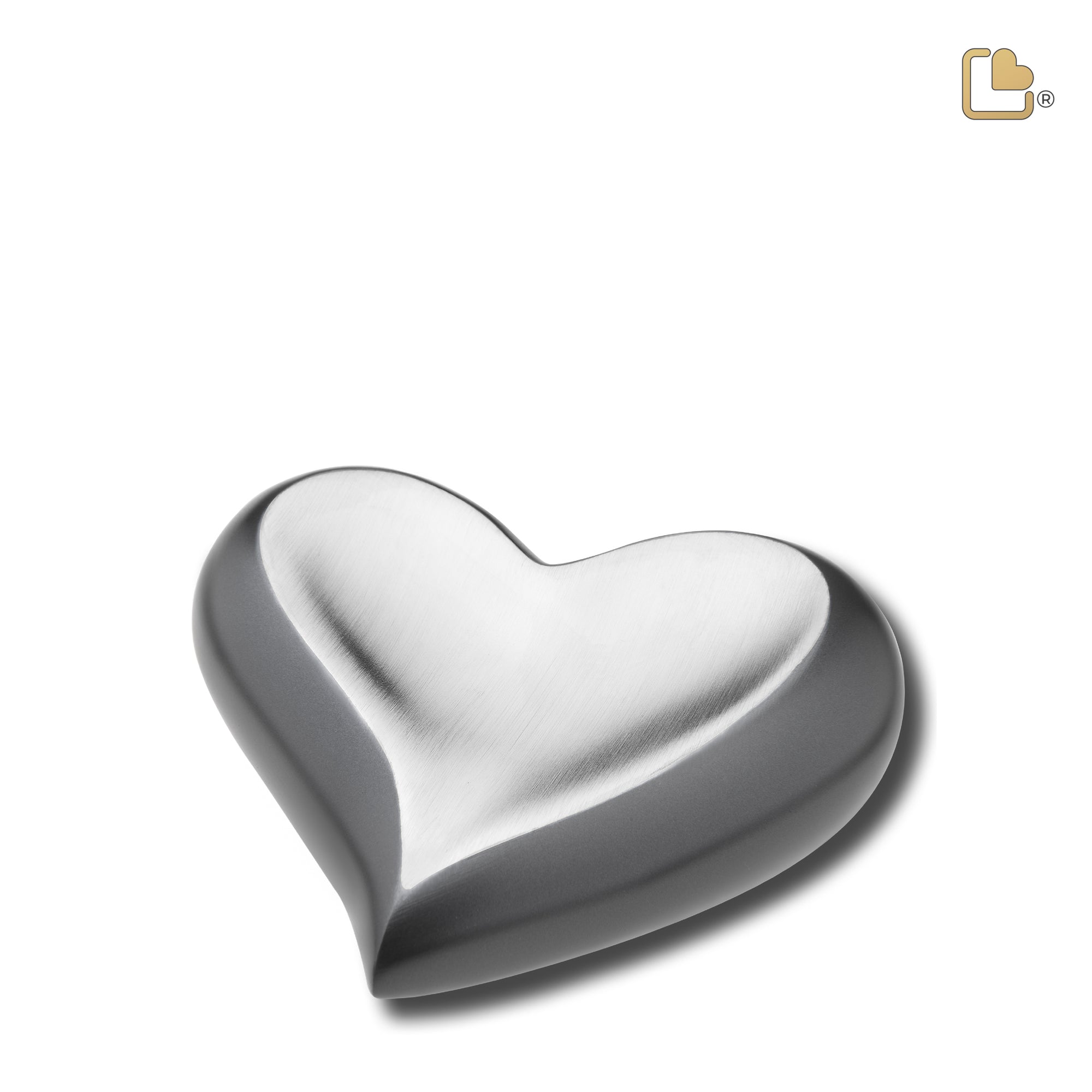 Heart Slate Pewter Cremation Urn