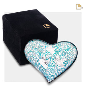 Heart Soaring Doves Cremation Urn