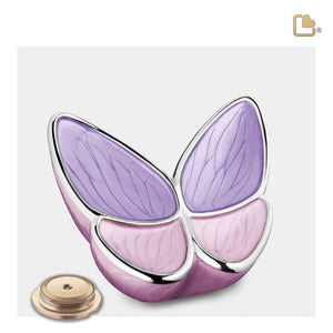 Medium Wings of Hope Butterfly Lavender Cremation Urn