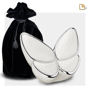 Medium Wings of Hope Butterfly Pearl Cremation Urn