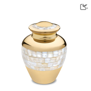 Medium Mother of Pearl Cremation Urn - COMFORT™ by LoveUrns®