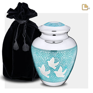 Medium Soaring Doves Cremation Urn - COMFORT™ by LoveUrns®