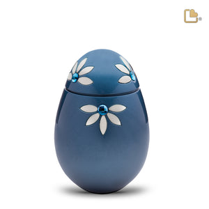 Medium Nirvana Azure Cremation Urn