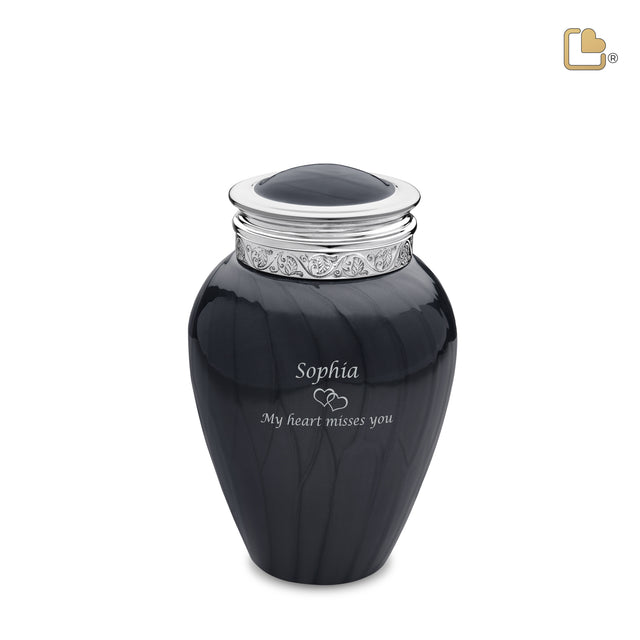 Medium Blessing Midnight Cremation Urn