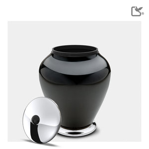 Medium Tall Simplicity Midnight Cremation Urn - COMFORT™ by LoveUrns®