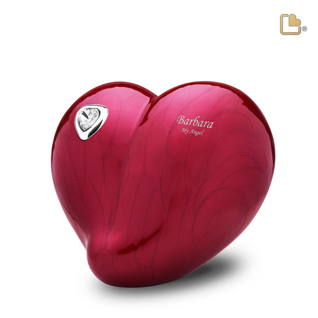 Medium LoveHeart Cremation Urn