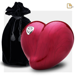 Medium LoveHeart Cremation Urn