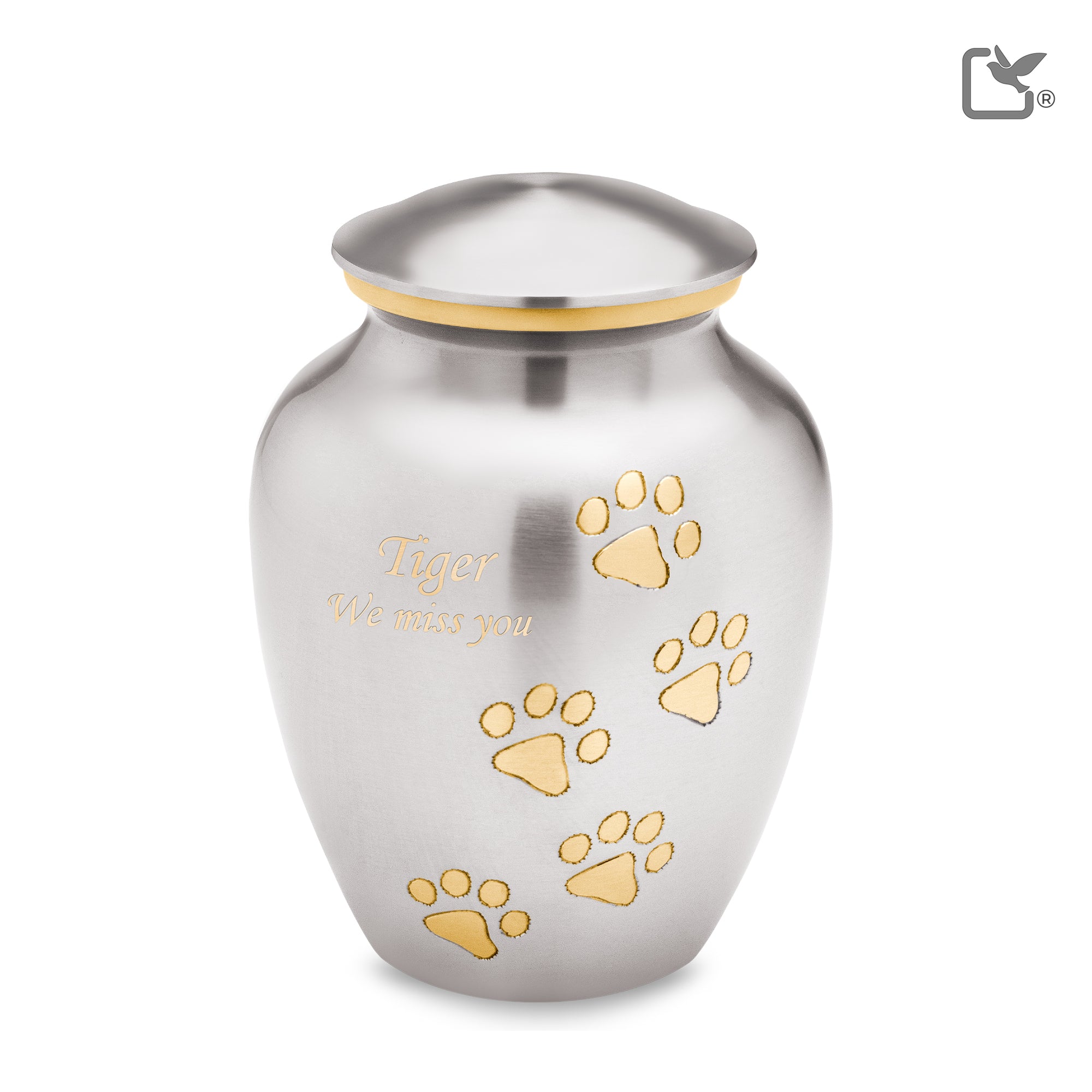 Classic Pewter Pet Large Urn