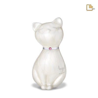 Princess Catª White Pet Urn