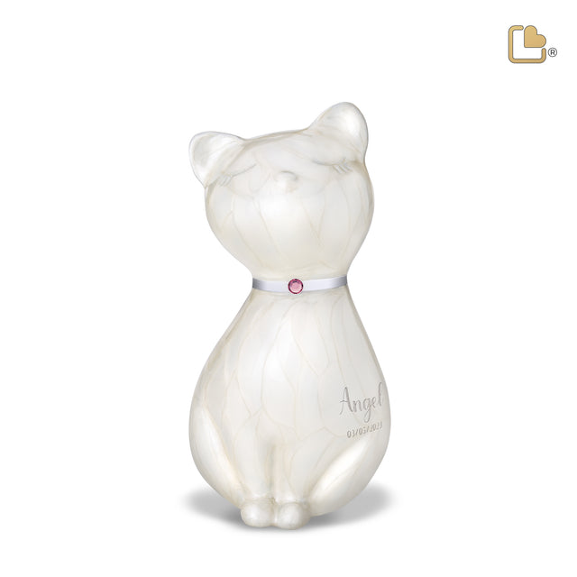 Princess Catª White Pet Urn