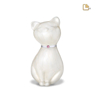 Princess Catª White Pet Urn