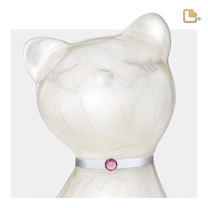 Princess Catª White Pet Urn