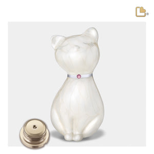 Princess Catª White Pet Urn