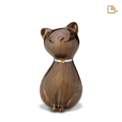 Princess Catª Bronze Pet Cremation Urn