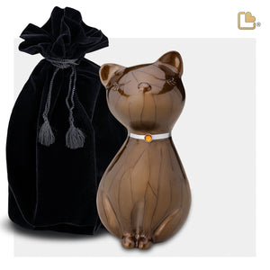 Princess Catª Bronze Pet Cremation Urn