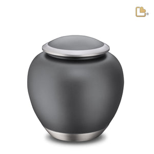 Shadow Large Pet Urn French Grey & Bru Pewter