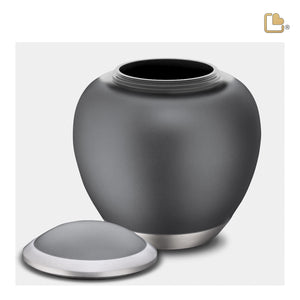 Shadow Large Pet Urn French Grey & Bru Pewter