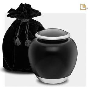 Shadow Medium Pet Urn Black & Bru Pewter