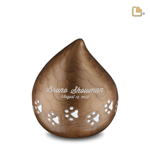 LoveDropª Bronze Pet Cremation Urn