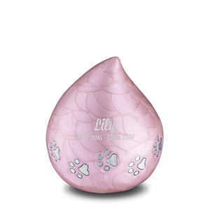 LoveDrop Pink Pet Cremation Urn