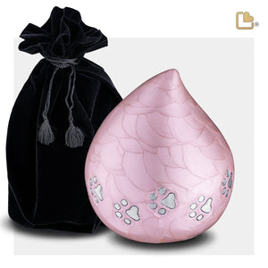 LoveDrop Pink Pet Cremation Urn