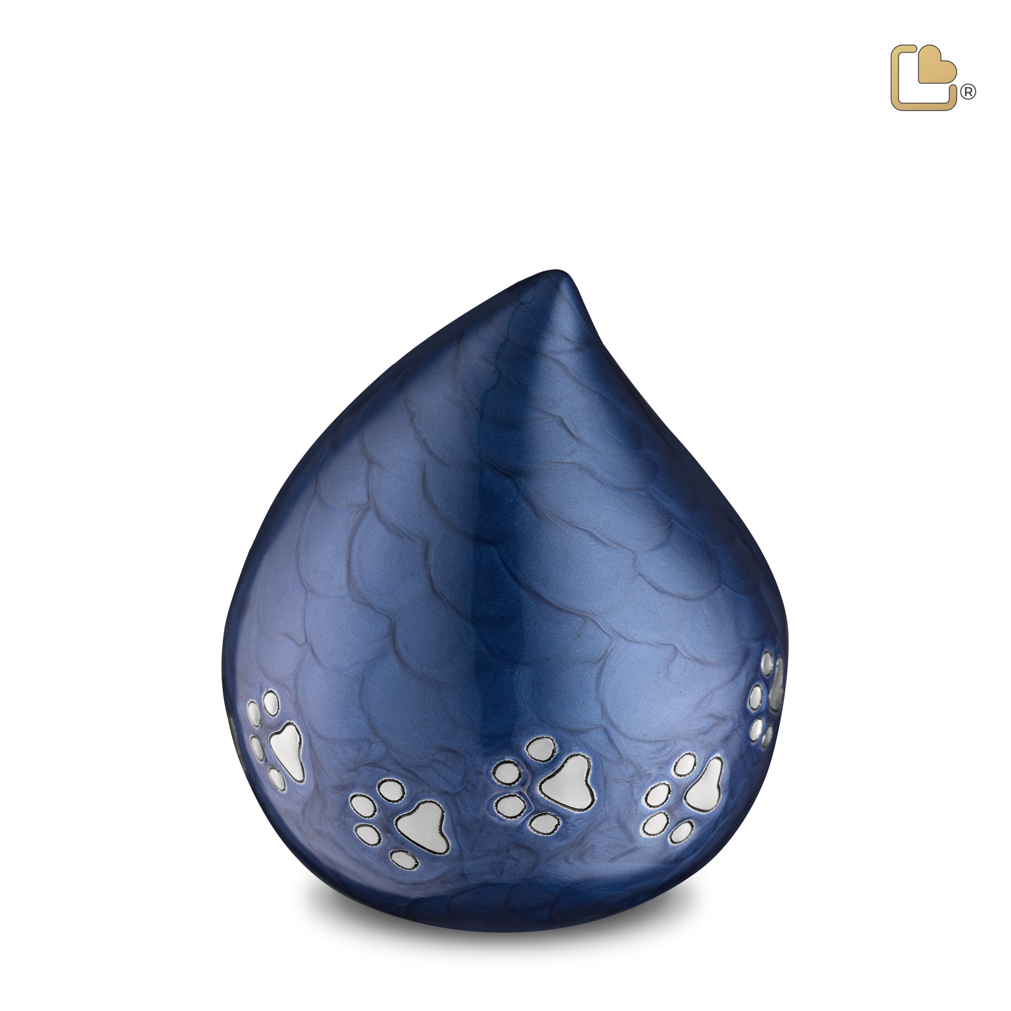 LoveDrop Blue Pet Cremation Urn