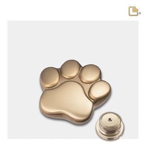 LovePawª Brushed Brass Keepsake Pet Cremation Urn