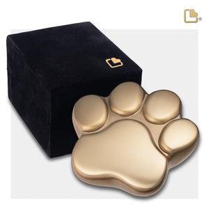 LovePawª Brushed Brass Keepsake Pet Cremation Urn