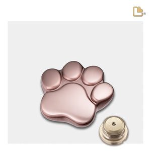 LovePawª Brushed Rose Gold Keepsake Pet Cremation Urn