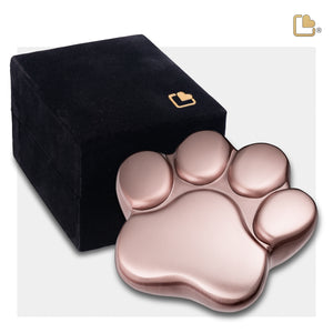 LovePawª Brushed Rose Gold Keepsake Pet Cremation Urn