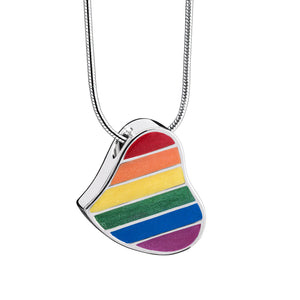 Pride Rainbow™ Sterling Silver Cremation Pendant