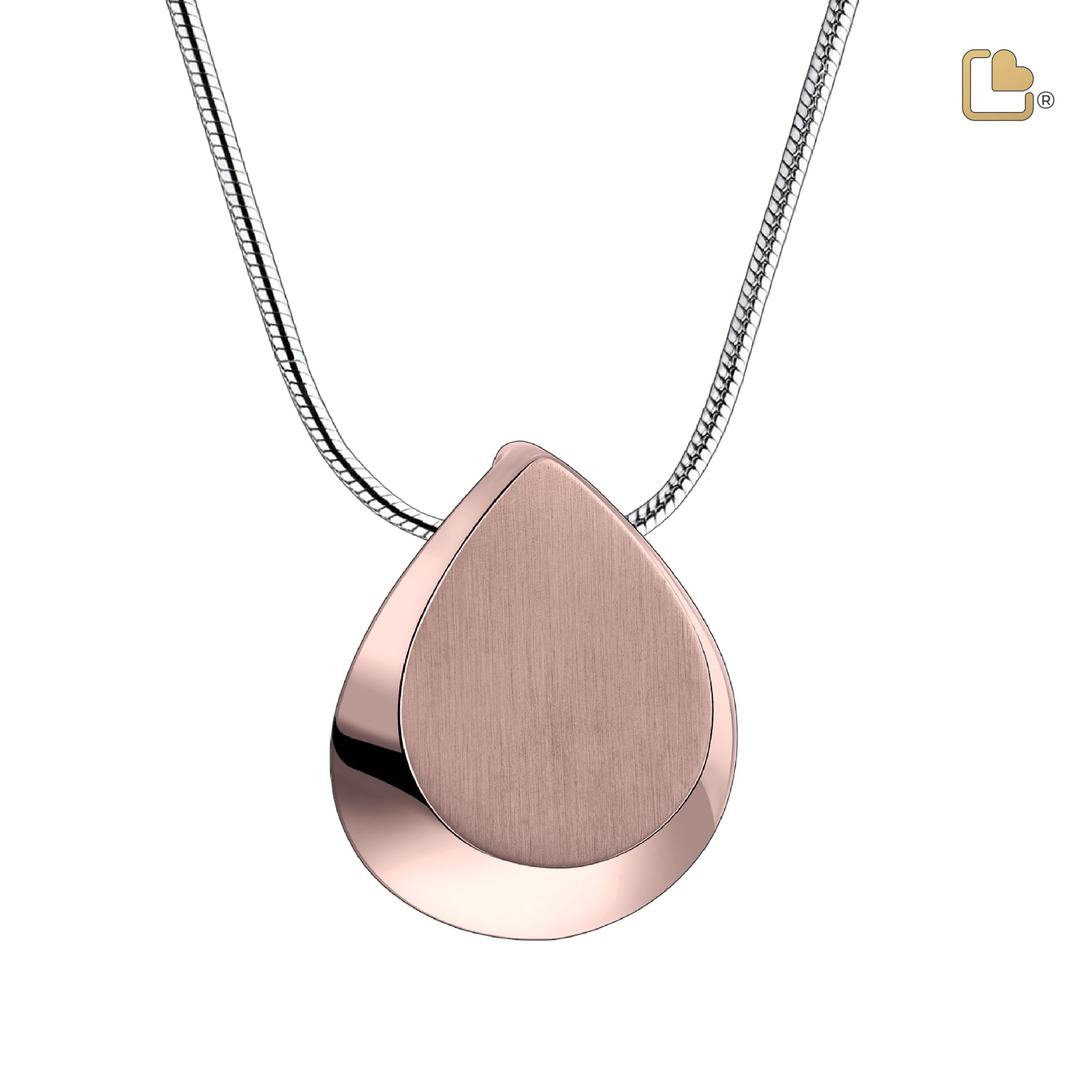 Drop Ashes Pendant Pol & Bru Rose Gold Vermeil