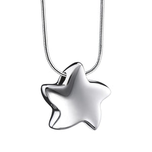 Angelic Starª Rhodium Plated Sterling Silver Cremation Pendant