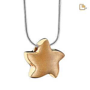 Angelic Starª Two Tone Gold Vermeil Cremation Pendant